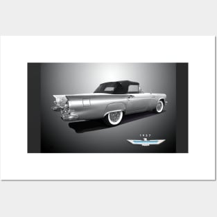 1957 Ford Thunderbird Posters and Art